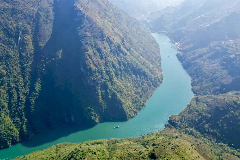 Nho Que River stands out with its stunning emerald-green waters, a rare gem in Vietnam